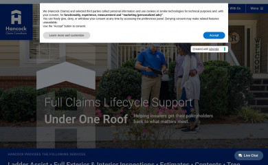 hancockclaims.com screenshot