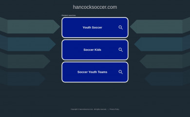 hancocksoccer.com screenshot