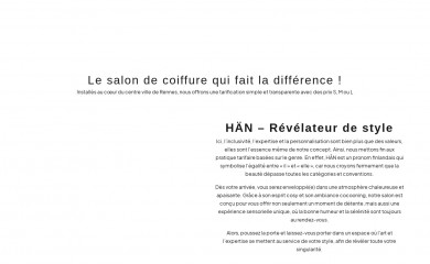 hancoiffure.fr screenshot