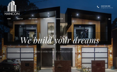 hancon.com.au screenshot