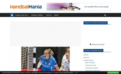 handbalmania.ro screenshot