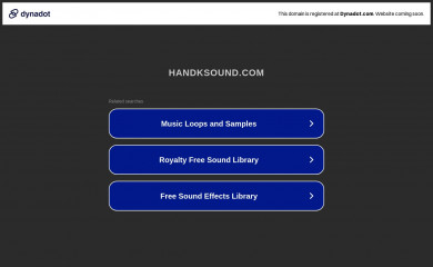 handksound.com screenshot