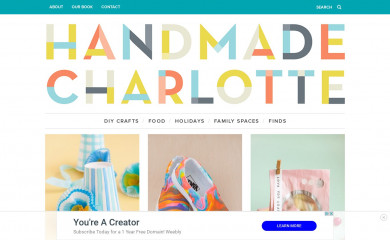 http://handmadecharlotte.com screenshot