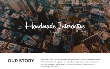handmadeinteractive.com screenshot