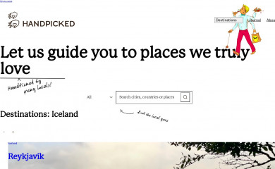 handpickediceland.is screenshot