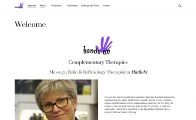hands-ontherapies.co.uk screenshot