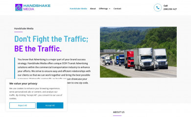 handshakemedia.com screenshot