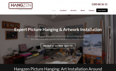 hangzen.com.au screenshot