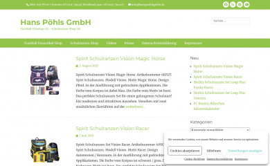 hanspoehlsgmbh.de screenshot