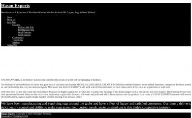 hasanexports.in screenshot