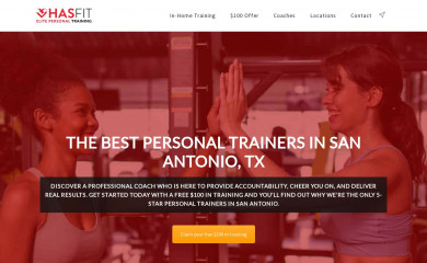 hasfitpersonaltrainer.com screenshot