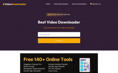 hashvideodownloader.com screenshot
