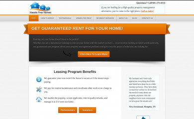 hasslefreehomesmemphis.com screenshot