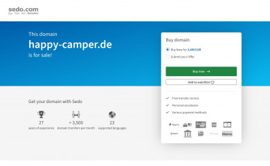 happy-camper.de screenshot