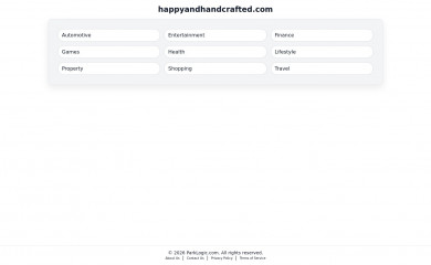 happyandhandcrafted.com screenshot