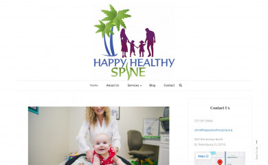 happyhealthyspine.org screenshot