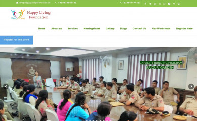 happylivingfoundation.in screenshot