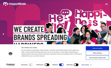 https://www.happyminds.it screenshot