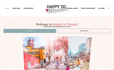 happytowander.com screenshot