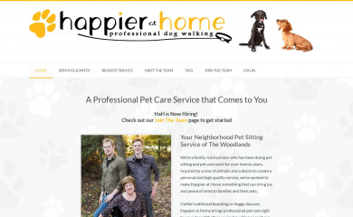 happierathomedogwalking.com screenshot