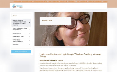 haptotherapietilburg.nl screenshot