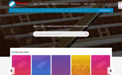 harmonicatabs.net screenshot