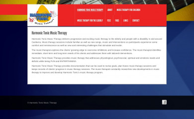 harmonictonic.com.au screenshot