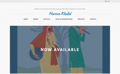 haroonkhalid.com screenshot