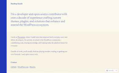 hardeepasrani.com screenshot