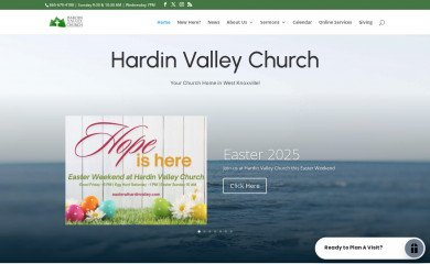hardinvalleychurch.com screenshot