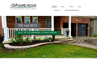 hardrocklandscaping.ca screenshot