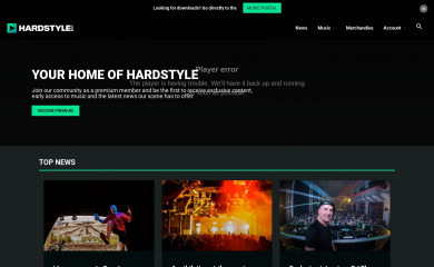 hardstyle.com screenshot