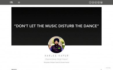harjeekapur.com screenshot