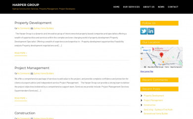 harpergroup.net.au screenshot