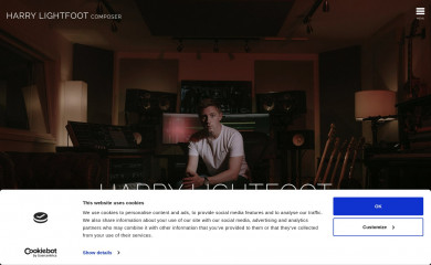 harrylightfoot.com screenshot