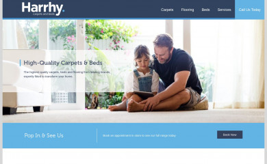 harrhycarpets.co.uk screenshot
