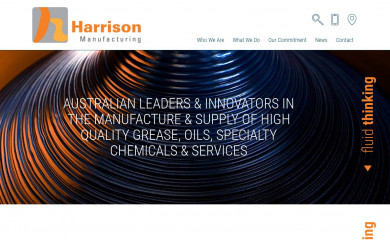 harrisonmanufacturing.com.au screenshot