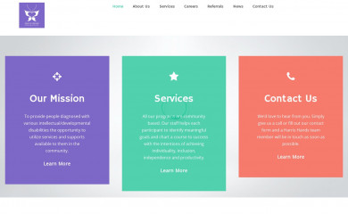 harrishands.org screenshot