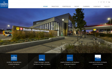 harrispartnership.com screenshot
