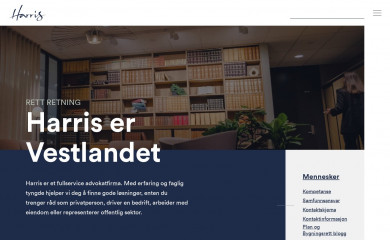 harris.no screenshot