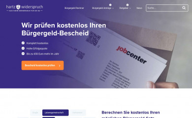 hartz4widerspruch.de screenshot