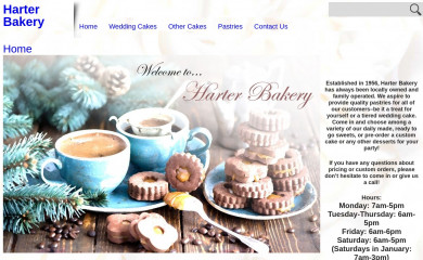 harterbakery.com screenshot