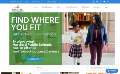 hartfordschools.org screenshot