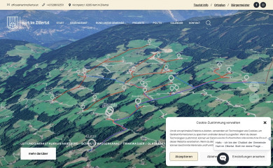 hartimzillertal.at screenshot