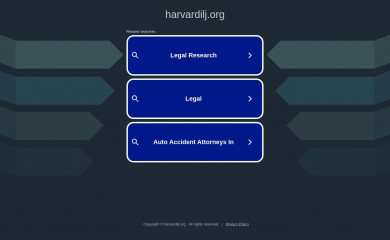 harvardilj.org screenshot