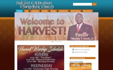 http://harvestcelebration.org screenshot