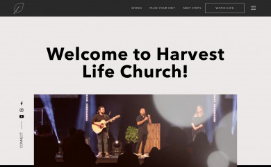 harvestlifechurch.org screenshot