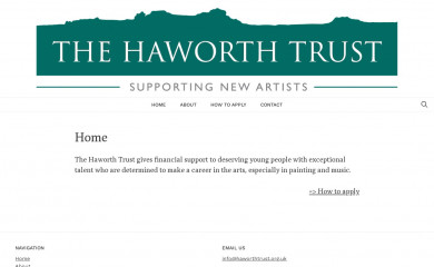 haworthtrust.org.uk screenshot