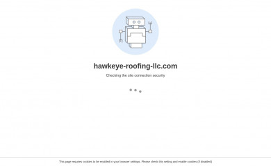 hawkeye-roofing-llc.com screenshot