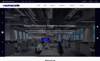 hawkscode.com screenshot